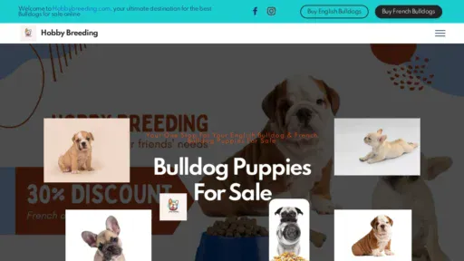 A screenshot of Hobbybreeding.com