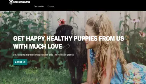 A screenshot of Genlanfamilystbernard.com