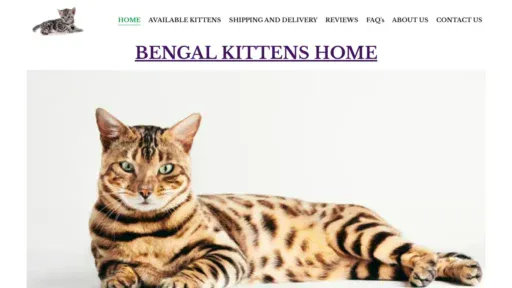 A screenshot of Homeyourbengals.com