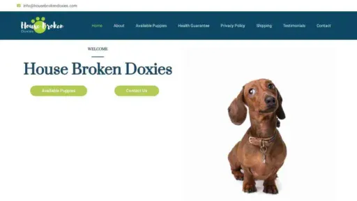 A screenshot of Genlanfamilystbernard.com
