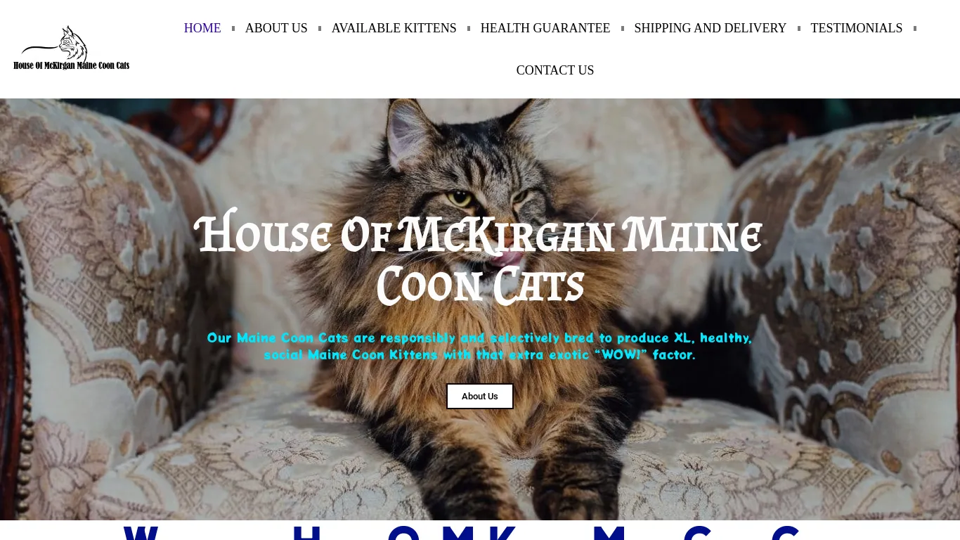 is houseofmckirganmainecooncat.com legit? screenshot