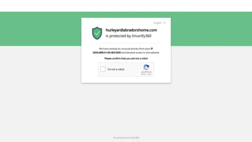 A screenshot of Hurleyardlabradorshome.com