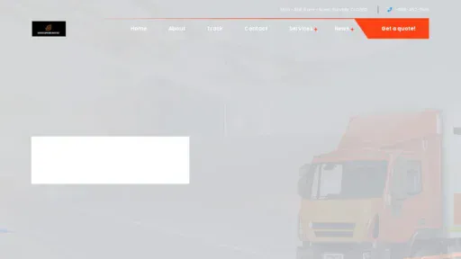 A screenshot of Insightexpresslogistic.com
