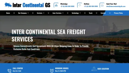 A screenshot of Intercontinentalgsllc.com