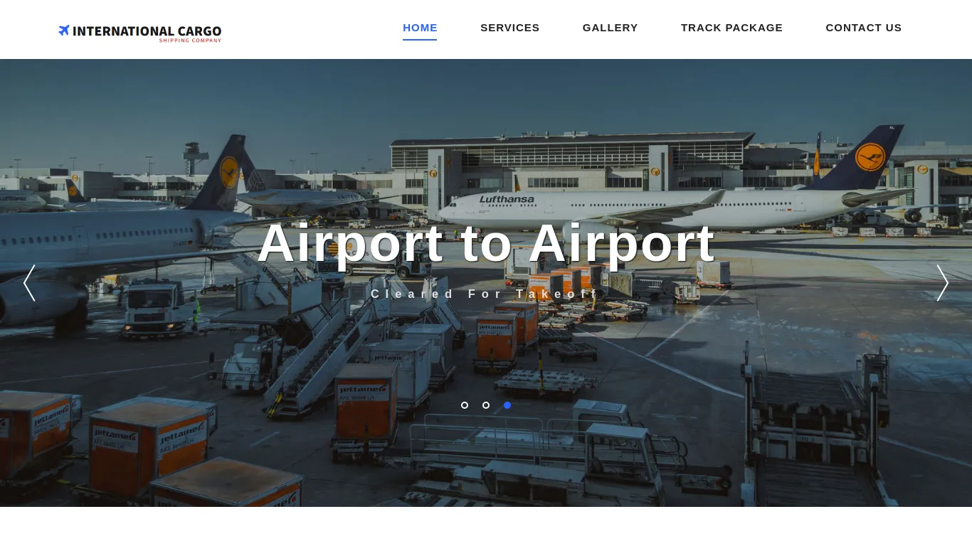 is International Cargo Shipping Company | Home legit? screenshot