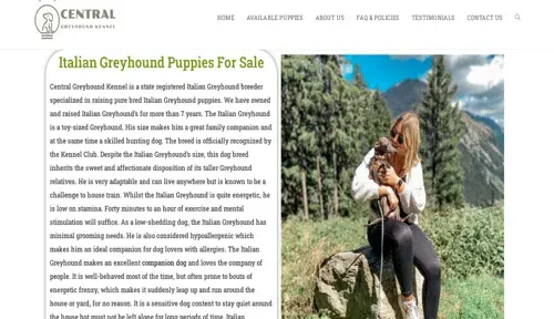 A screenshot of Genlanfamilystbernard.com