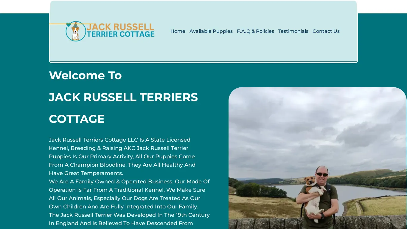 is jackrussellscottage.com legit? screenshot