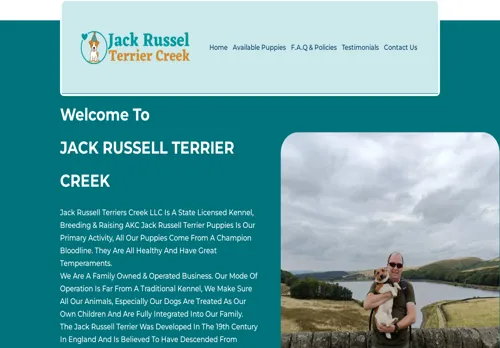 is jackrussellterriercreek.com legit? screenshot