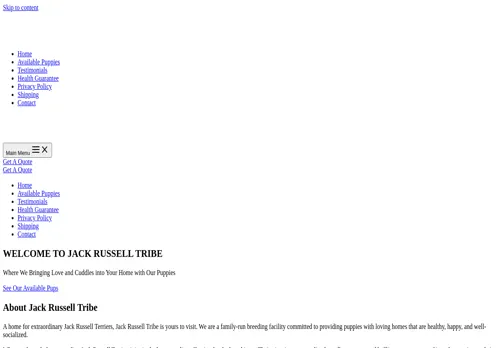 is jackrusselltribe.com legit? screenshot