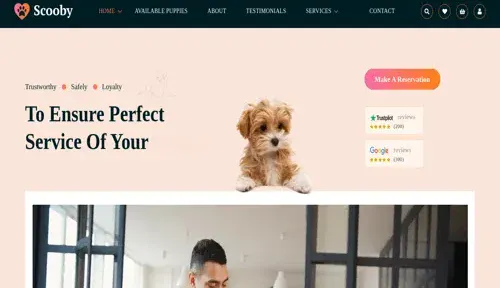 A screenshot of Genlanfamilystbernard.com