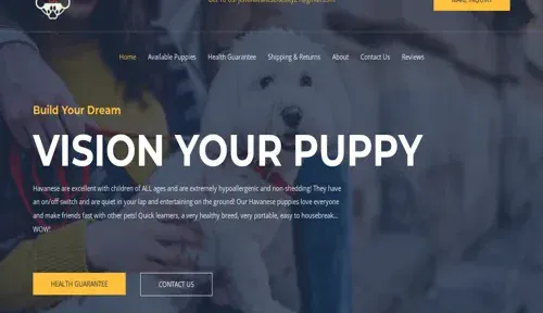A screenshot of Genlanfamilystbernard.com
