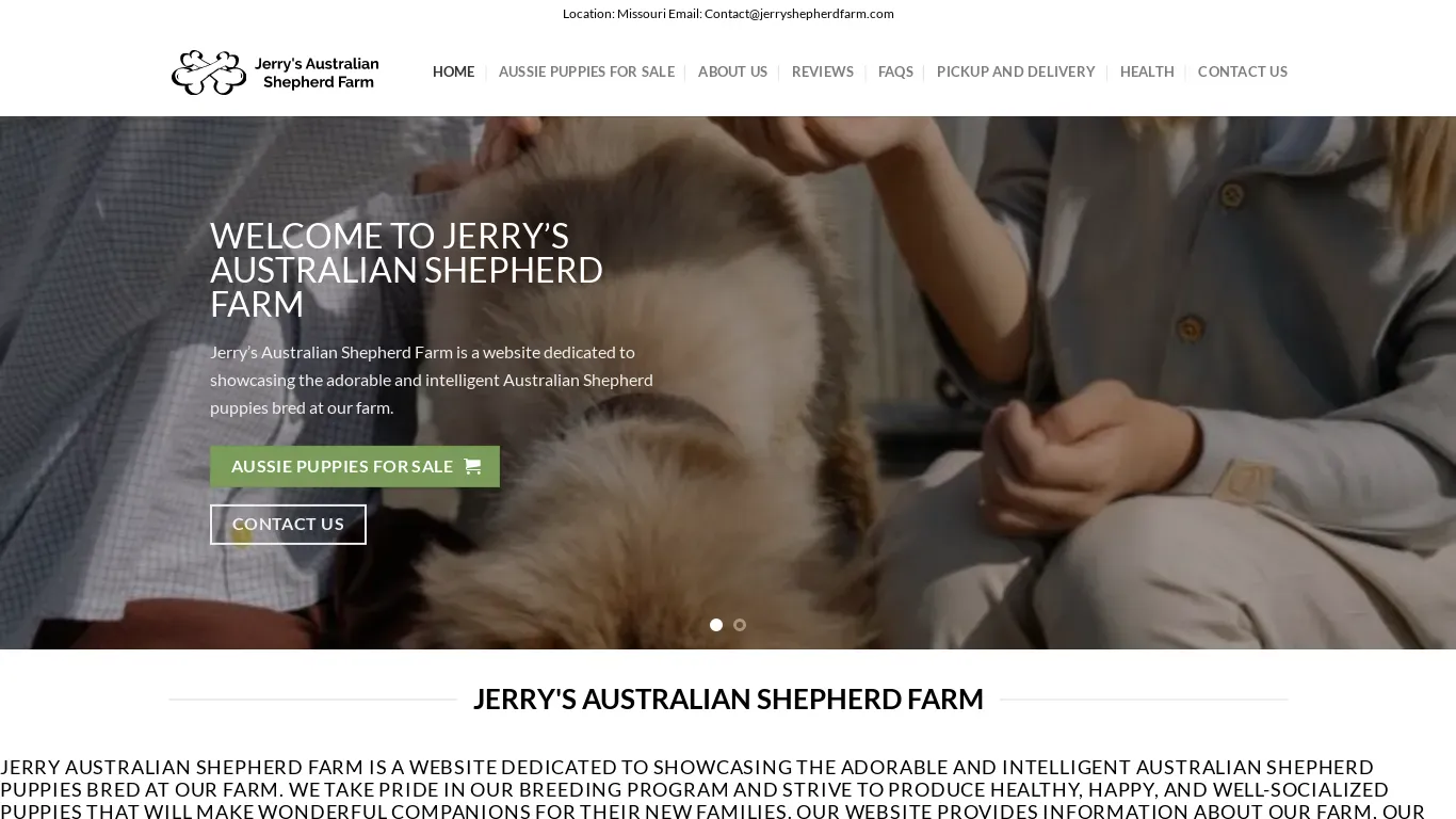 is jerryaussiefarm.com legit? screenshot