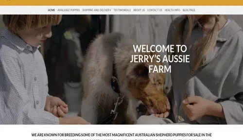 A screenshot of Genlanfamilystbernard.com