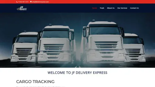 A screenshot of Jfdeliveryexpress.com