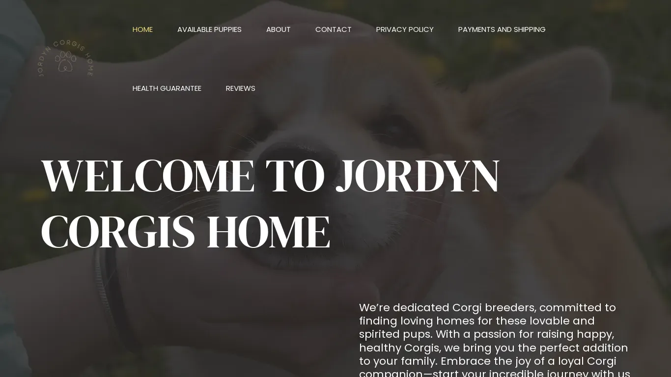 is jordyncorgishome.com legit? screenshot