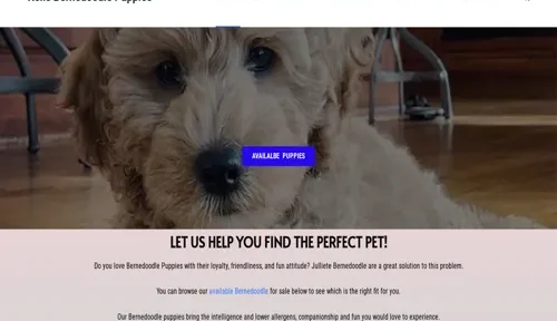 A screenshot of Genlanfamilystbernard.com