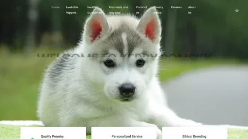 A screenshot of Kerrypomsky.com