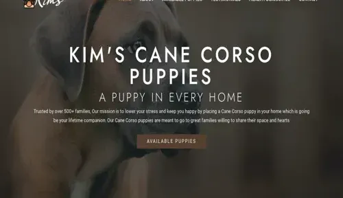 A screenshot of Genlanfamilystbernard.com