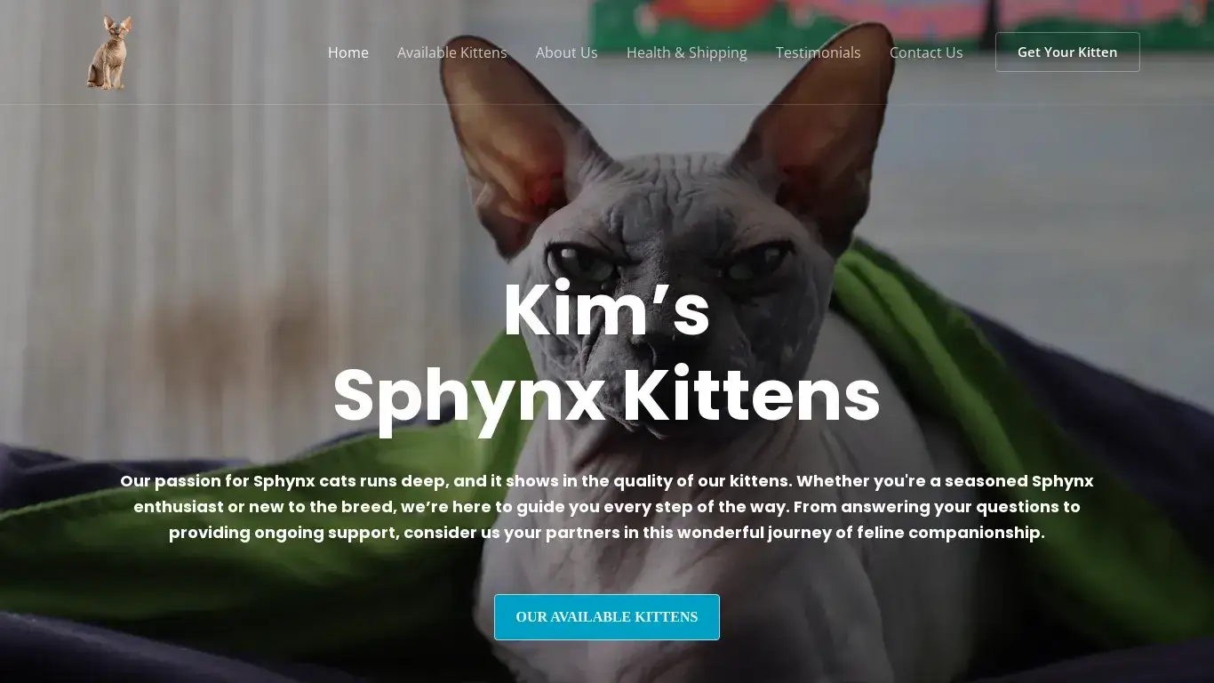 is Kim’s Sphynx Kittens – Sphynx Kittens For Sale legit? screenshot