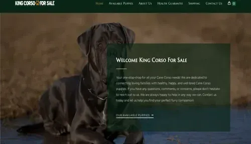 A screenshot of Genlanfamilystbernard.com