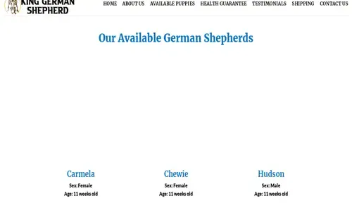 A screenshot of Genlanfamilystbernard.com