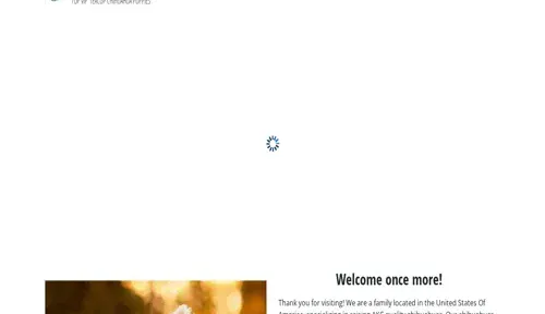 A screenshot of Genlanfamilystbernard.com