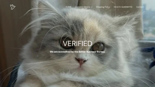 A screenshot of Kittenfarm.krdes.net.in
