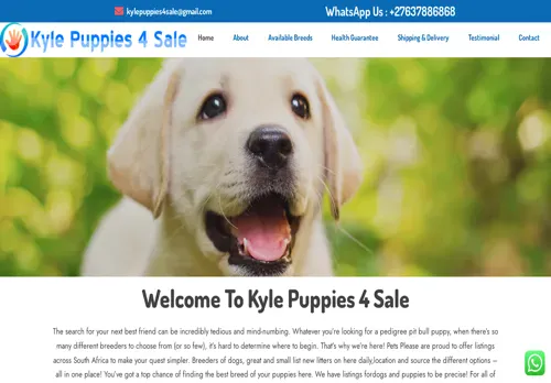 is kylepuppies4sale.co.za legit? screenshot