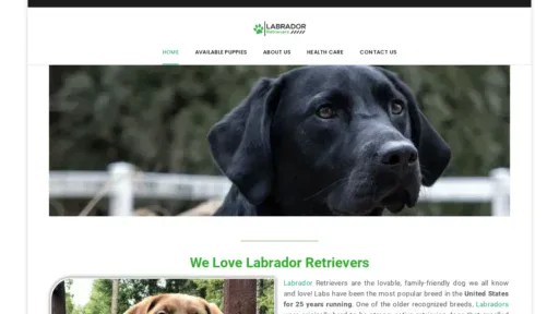 A screenshot of Genlanfamilystbernard.com
