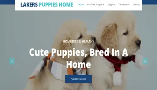 A screenshot of Genlanfamilystbernard.com