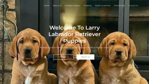 A screenshot of Larrylabradoretriever.com