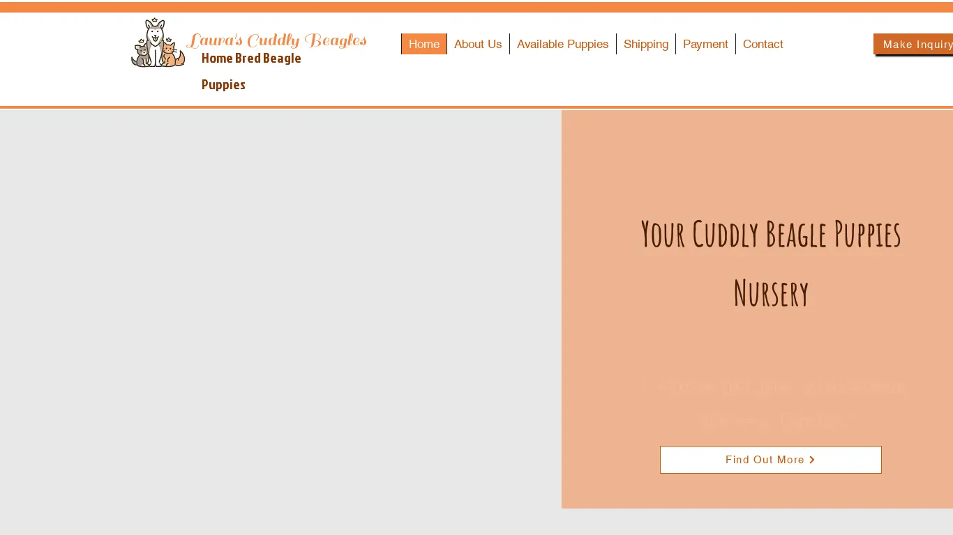 is laurascuddybeagles.com legit? screenshot