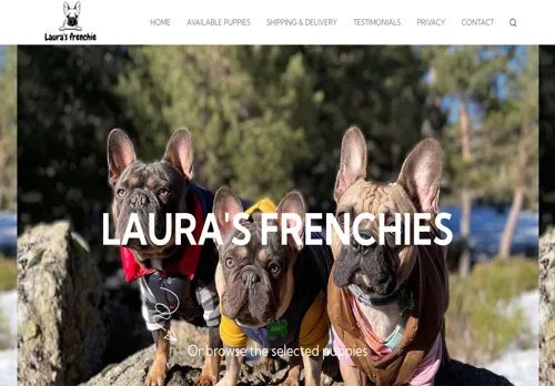 is laurasfrenchies.com legit? screenshot