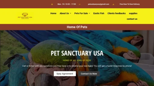A screenshot of Legitexoticpetsbreeders.com