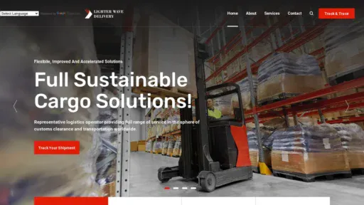 A screenshot of Lighterwavedelivery.online