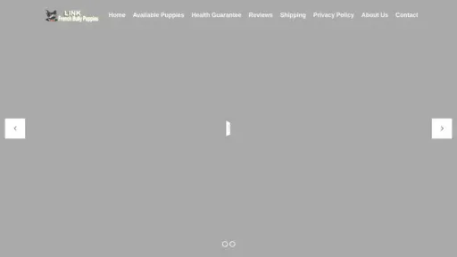 A screenshot of Linkfrenchbullypuppies.com