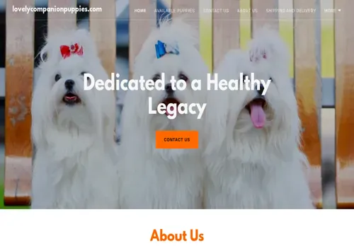 is lovelycompanionpuppies.com legit? screenshot