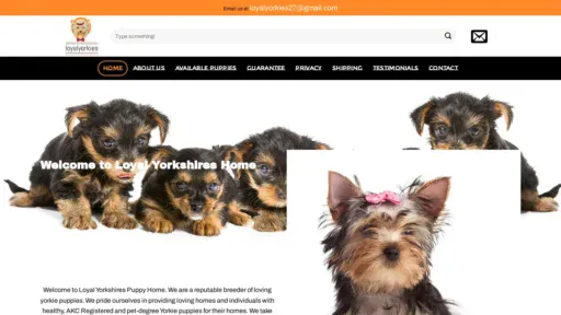 A screenshot of Loyalyorkshires.com