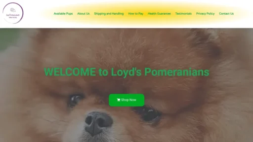 A screenshot of Loydteacuppoms.com