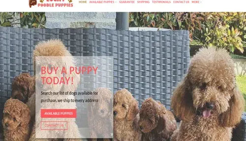 A screenshot of Genlanfamilystbernard.com