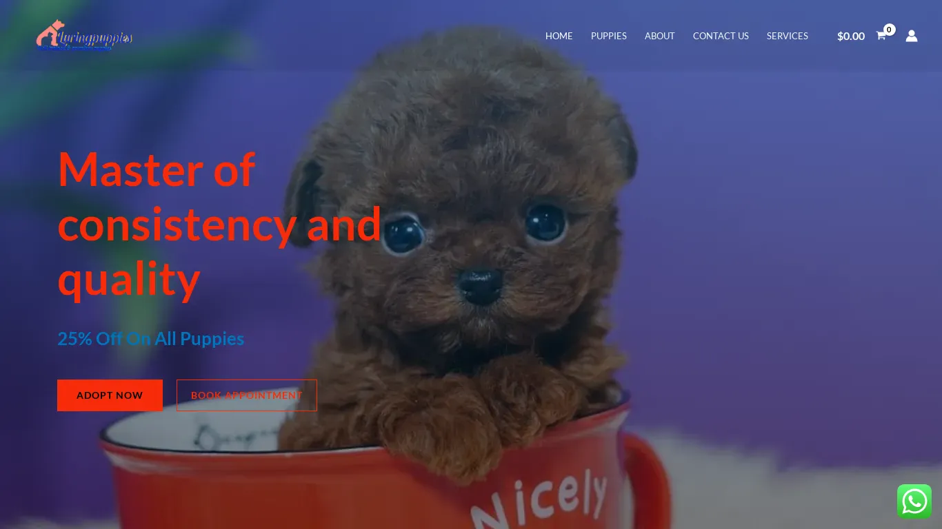 is luringpuppies.com legit? screenshot