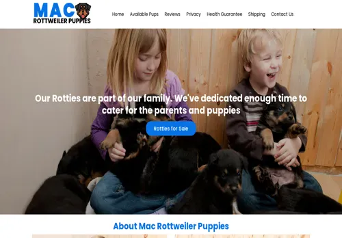 is macrottweilerpuppies.com legit? screenshot