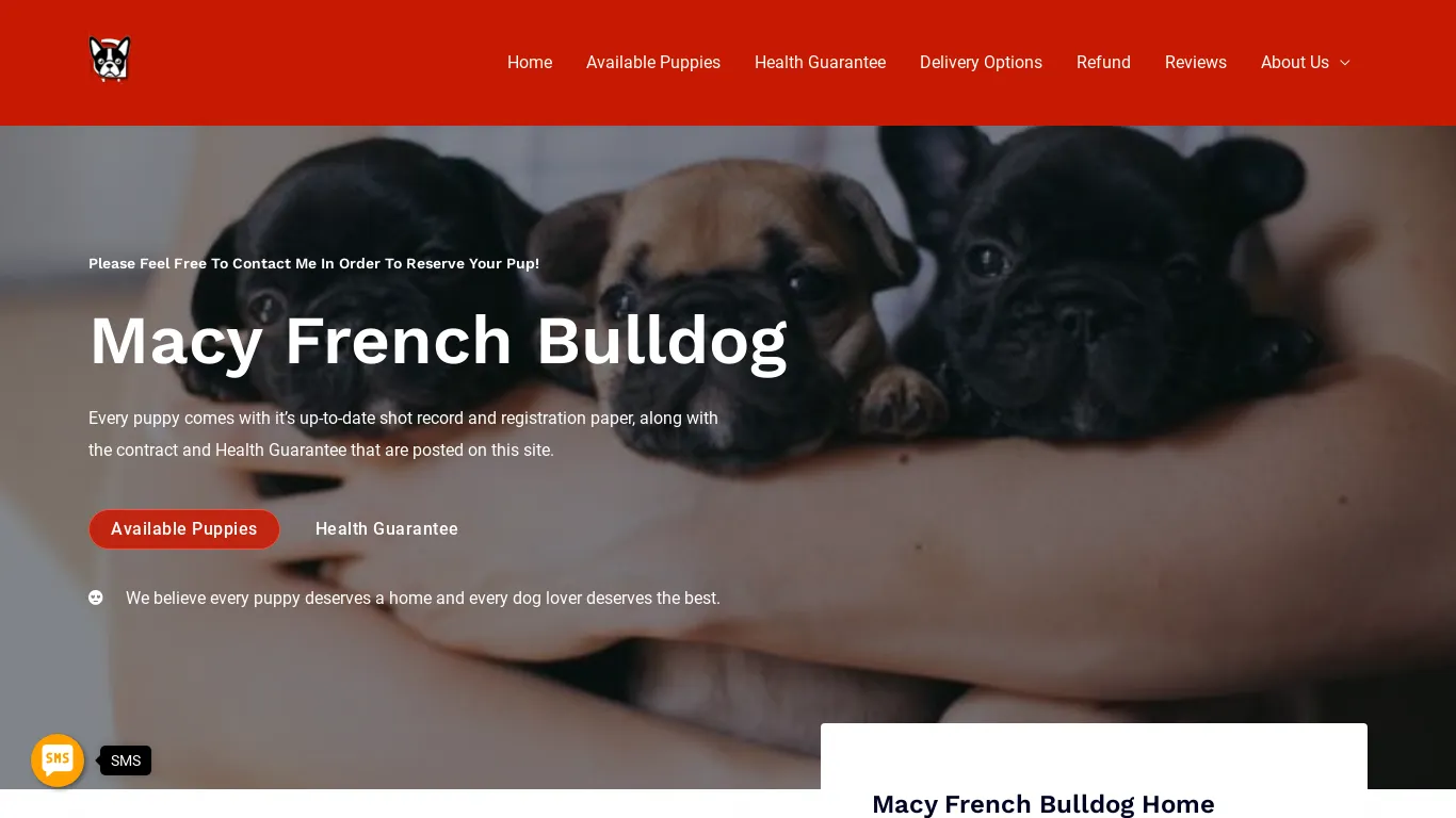 is macyfrenchie.com legit? screenshot
