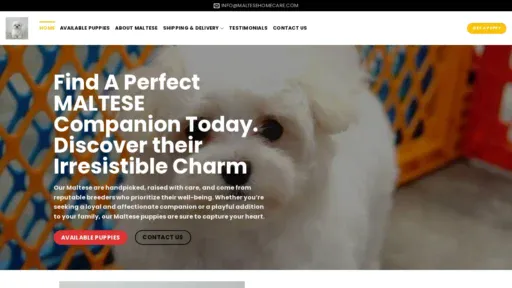A screenshot of Maltesehomecare.com