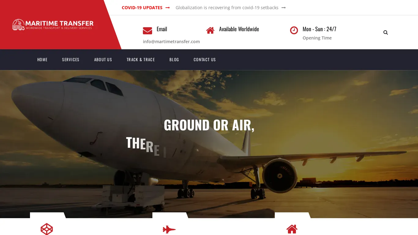 is The Maritime Transfer - Worldwide Transport and Delivery Services legit? screenshot