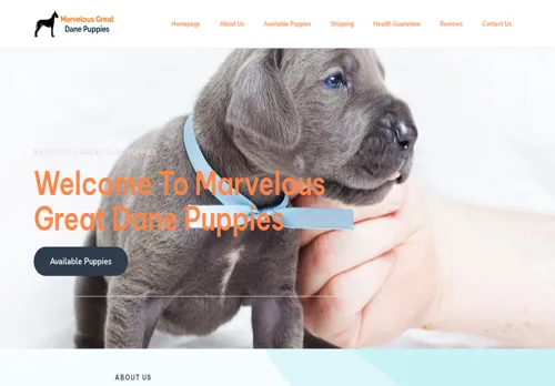 is marvelousgratedanepups.com legit? screenshot