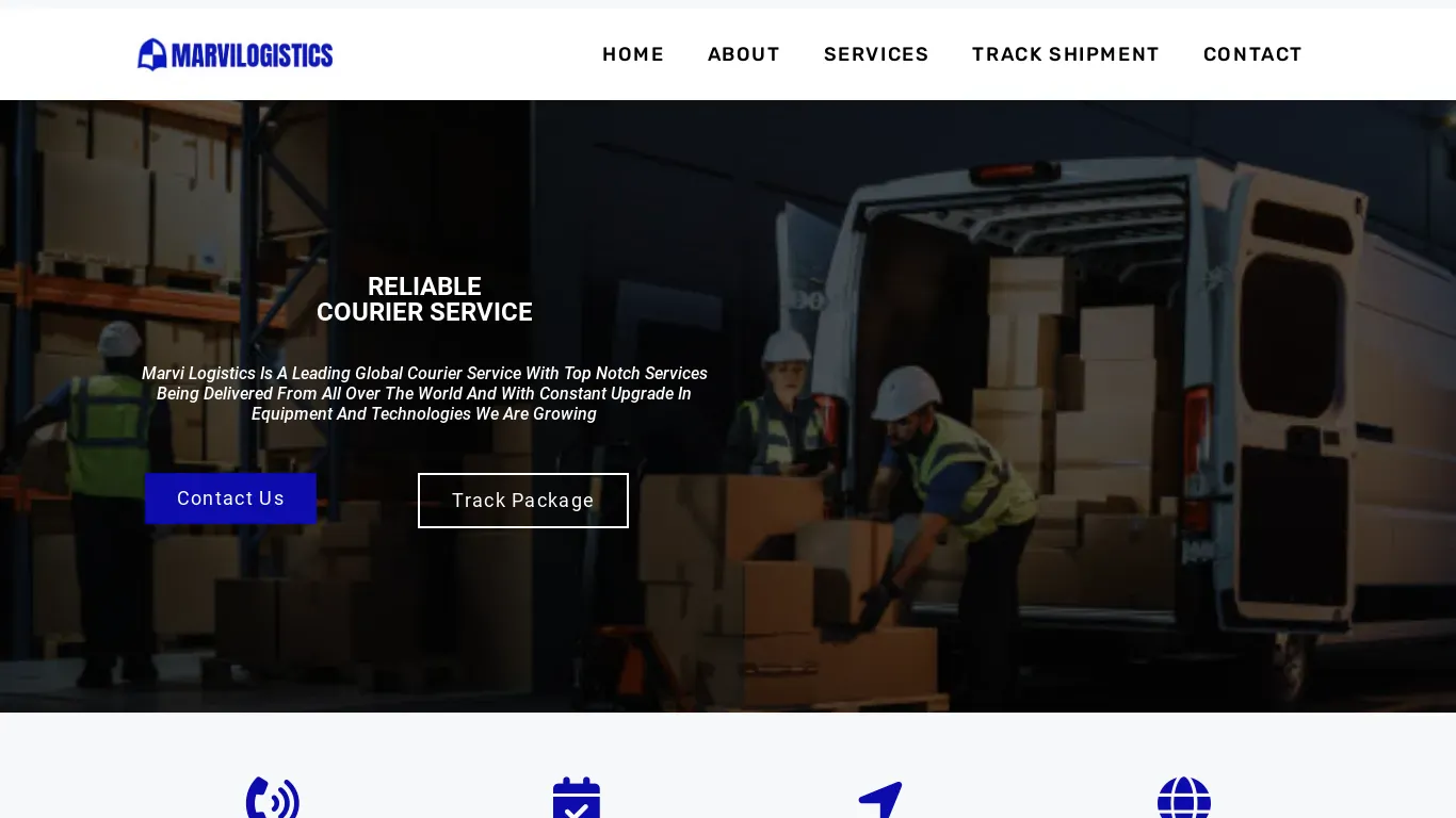 is Marvi Logistics – Best Courier & Logistics Company legit? screenshot