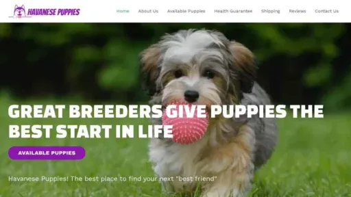 A screenshot of Genlanfamilystbernard.com