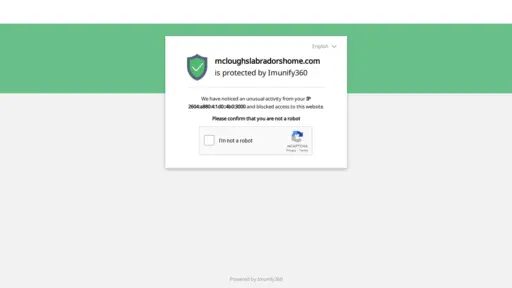 A screenshot of Mcloughslabradorshome.com