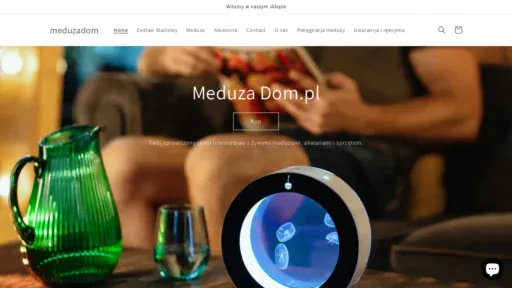 A screenshot of Meduzadom.pl